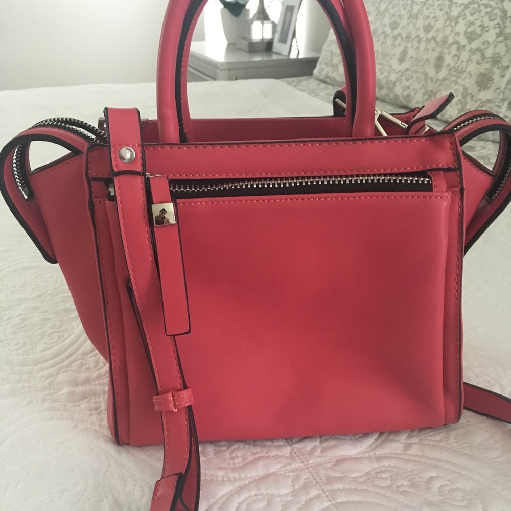 Coral satchel from Target