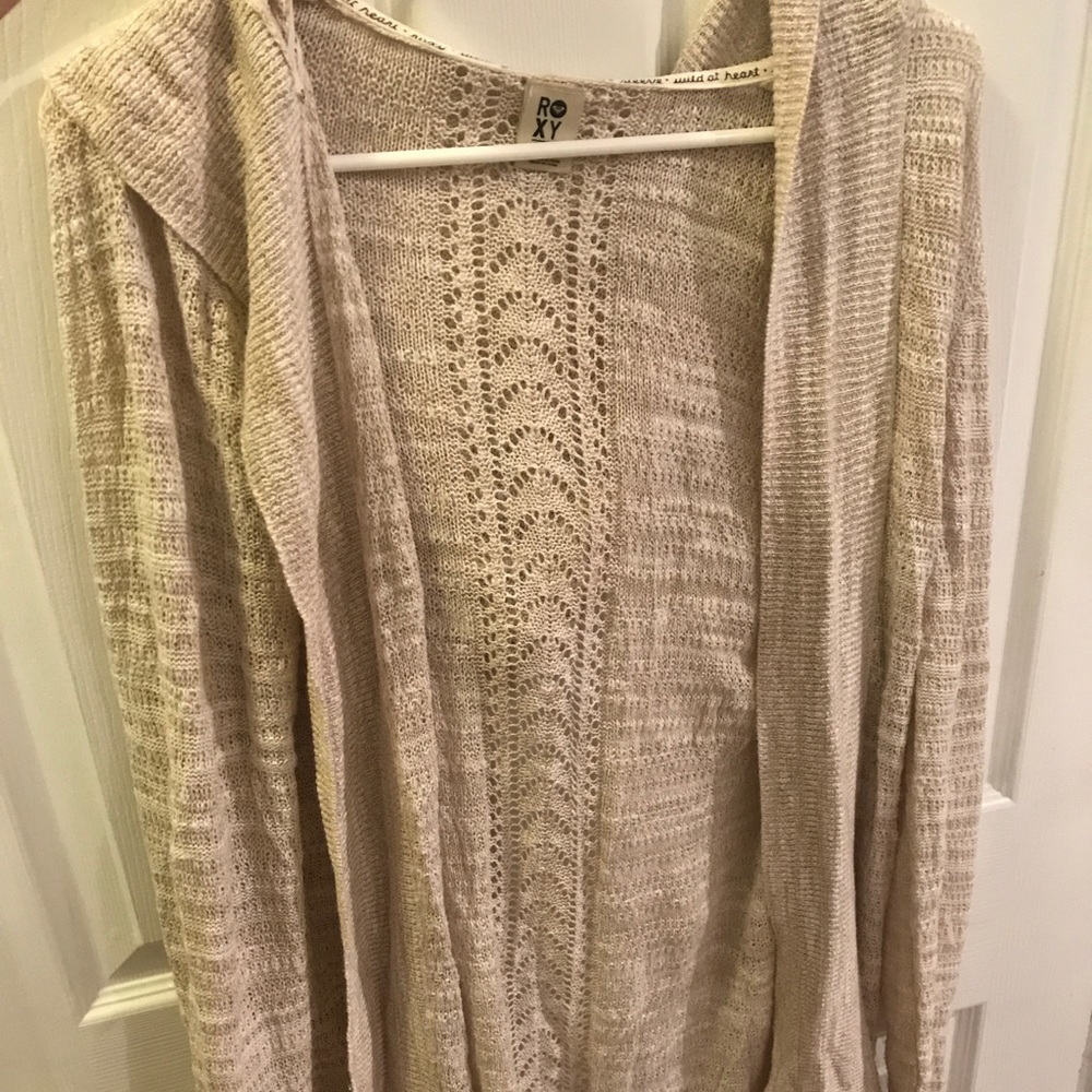 Roxy hooded cartigan