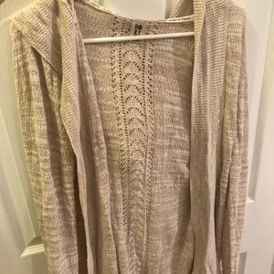 Roxy hooded cartigan