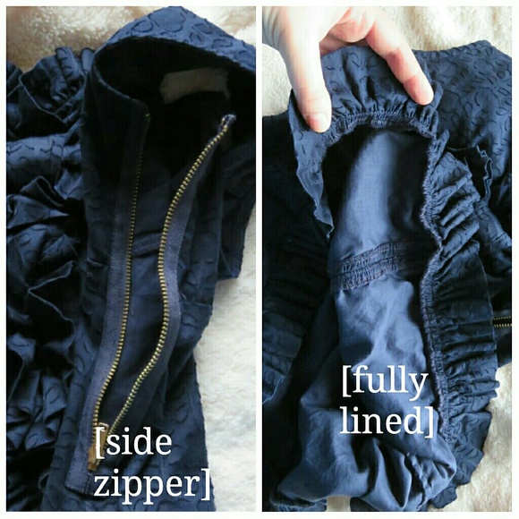 Marc by Marc Jacobs Navy Sleeveless Ruffle Top 6 - Picture 7 of 7