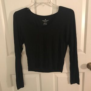 long sleeve black shirt