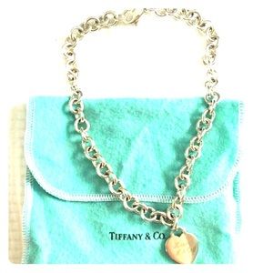 Authentic Tiffany's Heart Tag Necklace