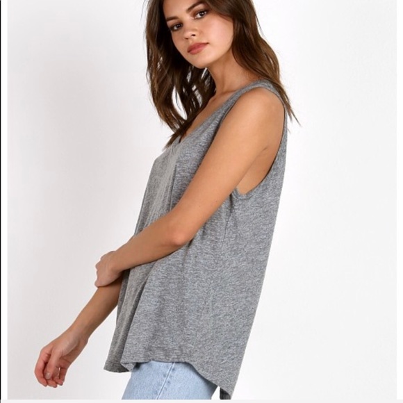 MATE The Label - Dylan Tank Heather Grey - M/L - Picture 1 of 4