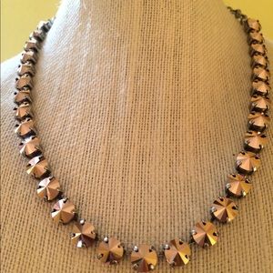 Rose Gold Swarovski Crystal Elements 8mm Necklace