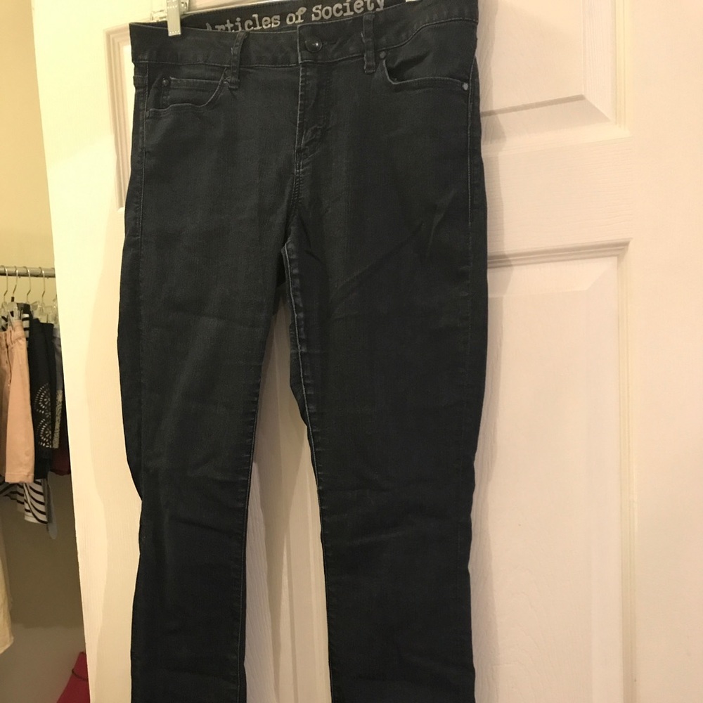 dark blue articles of society jeans