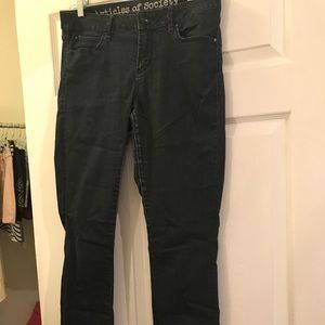 dark blue articles of society jeans