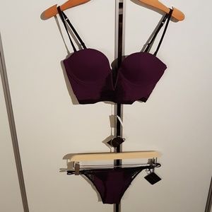 Beach Bunny LoveHaus bustier and panty set