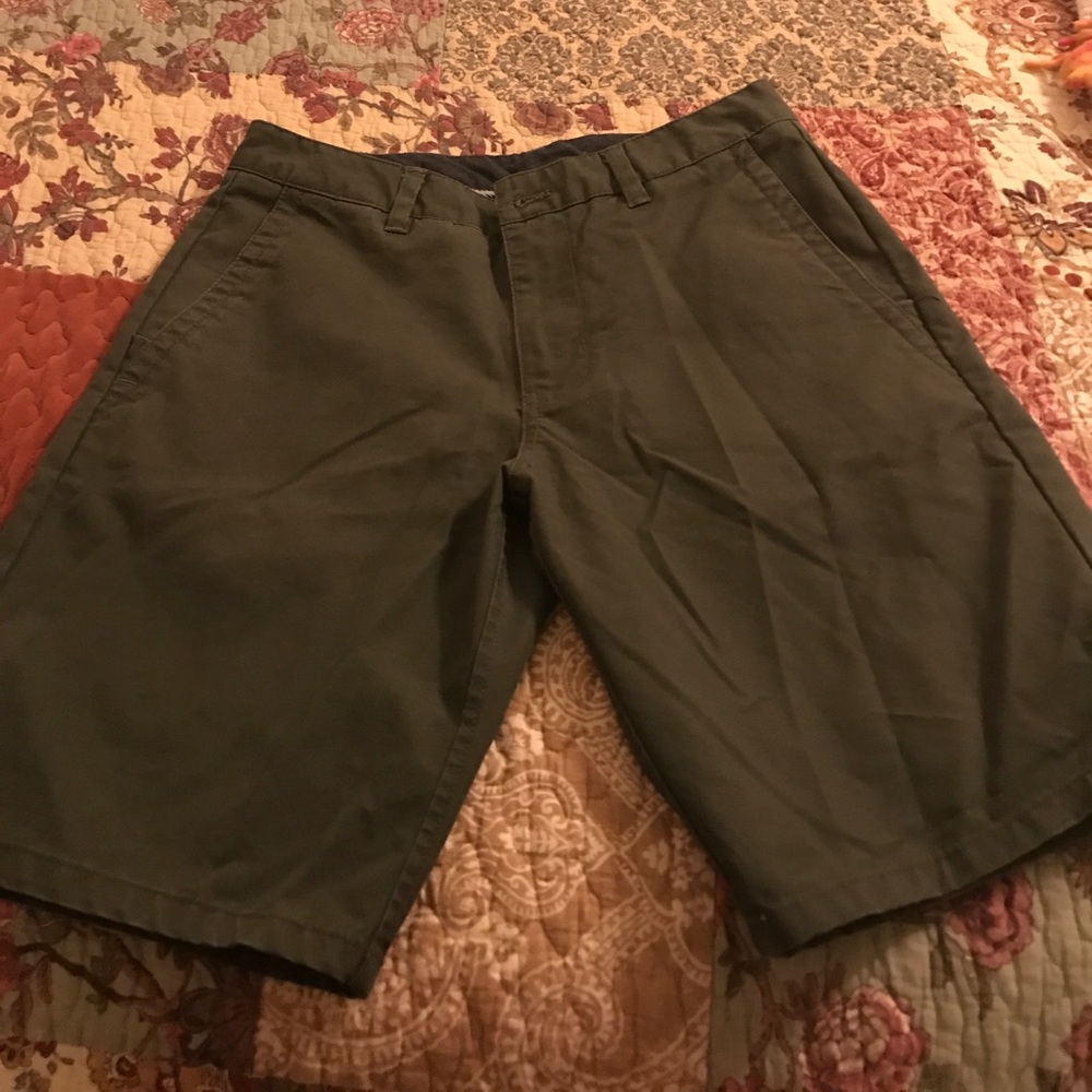 Empyre olive green shorts