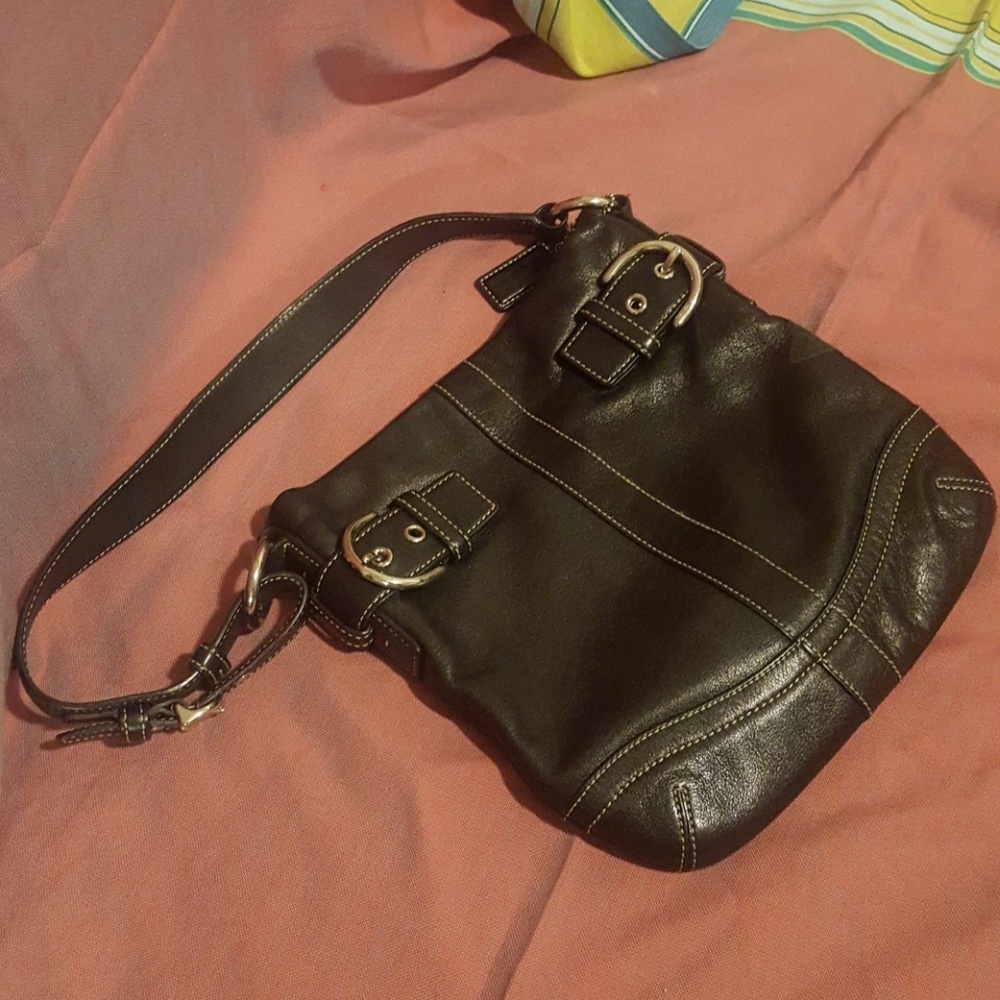 Black Coach shoulder bag