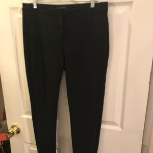 Black, straight leg dress pants