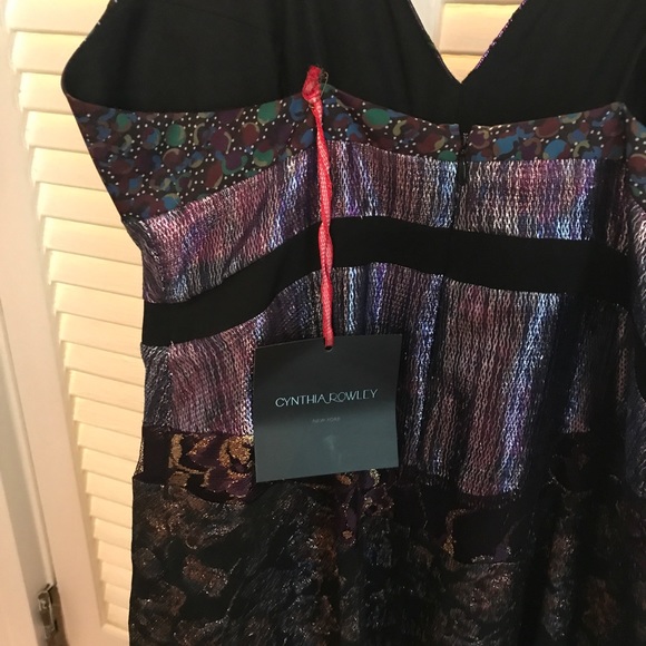 Cynthia Rowley Patchwork Slip Dress - Picture 2 of 5