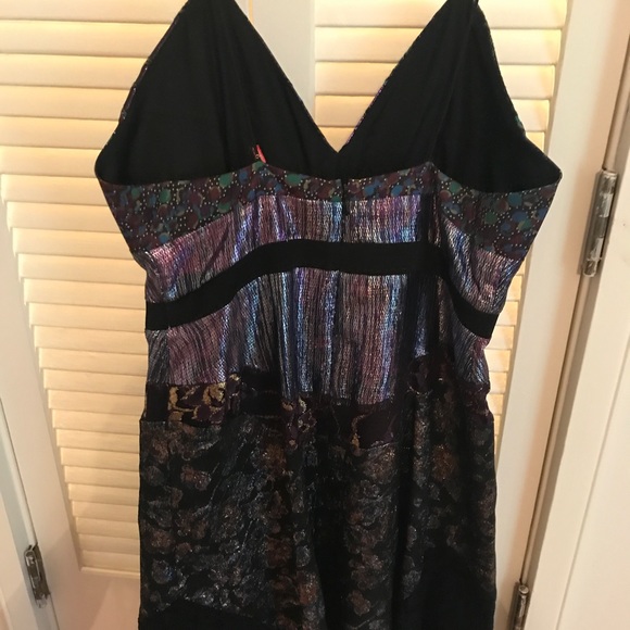 Cynthia Rowley Patchwork Slip Dress - Picture 4 of 5