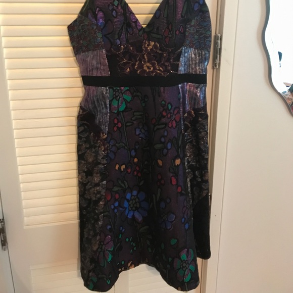 Cynthia Rowley Patchwork Slip Dress - Picture 5 of 5