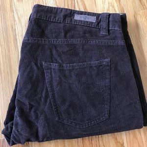 Black and Brown Corduroy