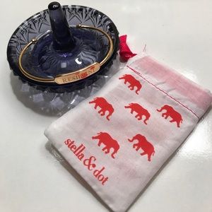 Stella & Dot bracelet - engraved with"Resilient"