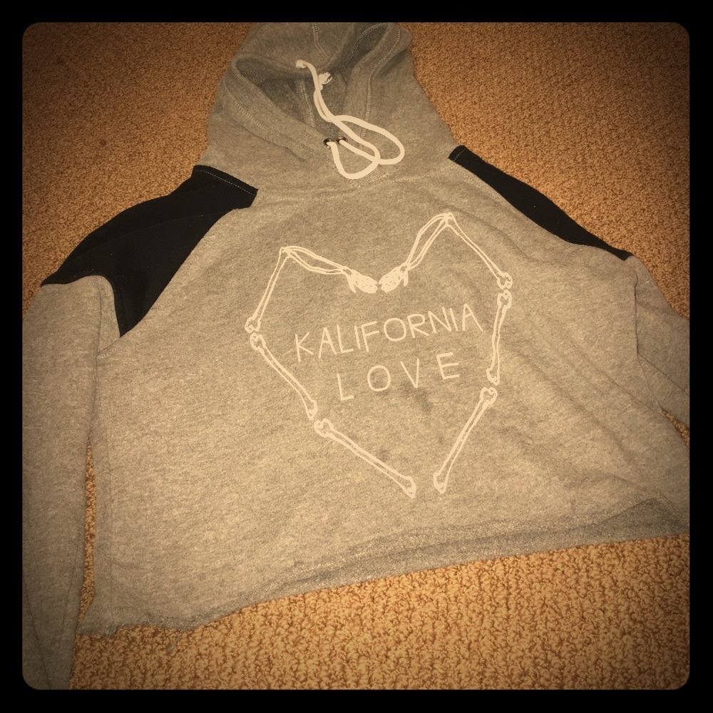 Crop top sweatshirt