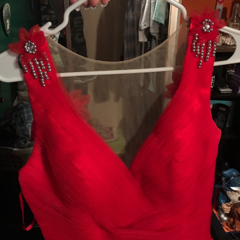 Gorgeous Red Prom or Wedding dress - Picture 4 of 4