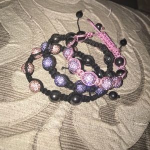 Real swarvorski shamballa bracelets