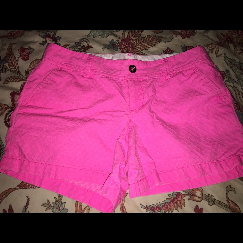 Lily Pulitzer Pink Callahan shorts size 6