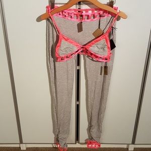 Beach Bunny LoveHaus lounge pants and bra top