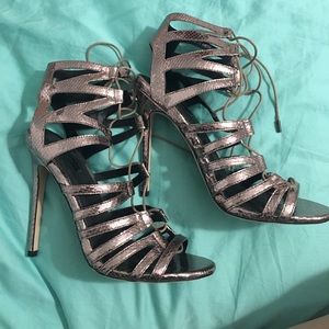Rose Gold Topshop high heels