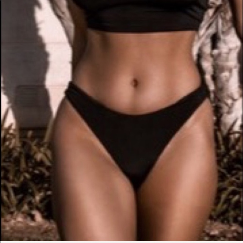 Basic black swim bottom