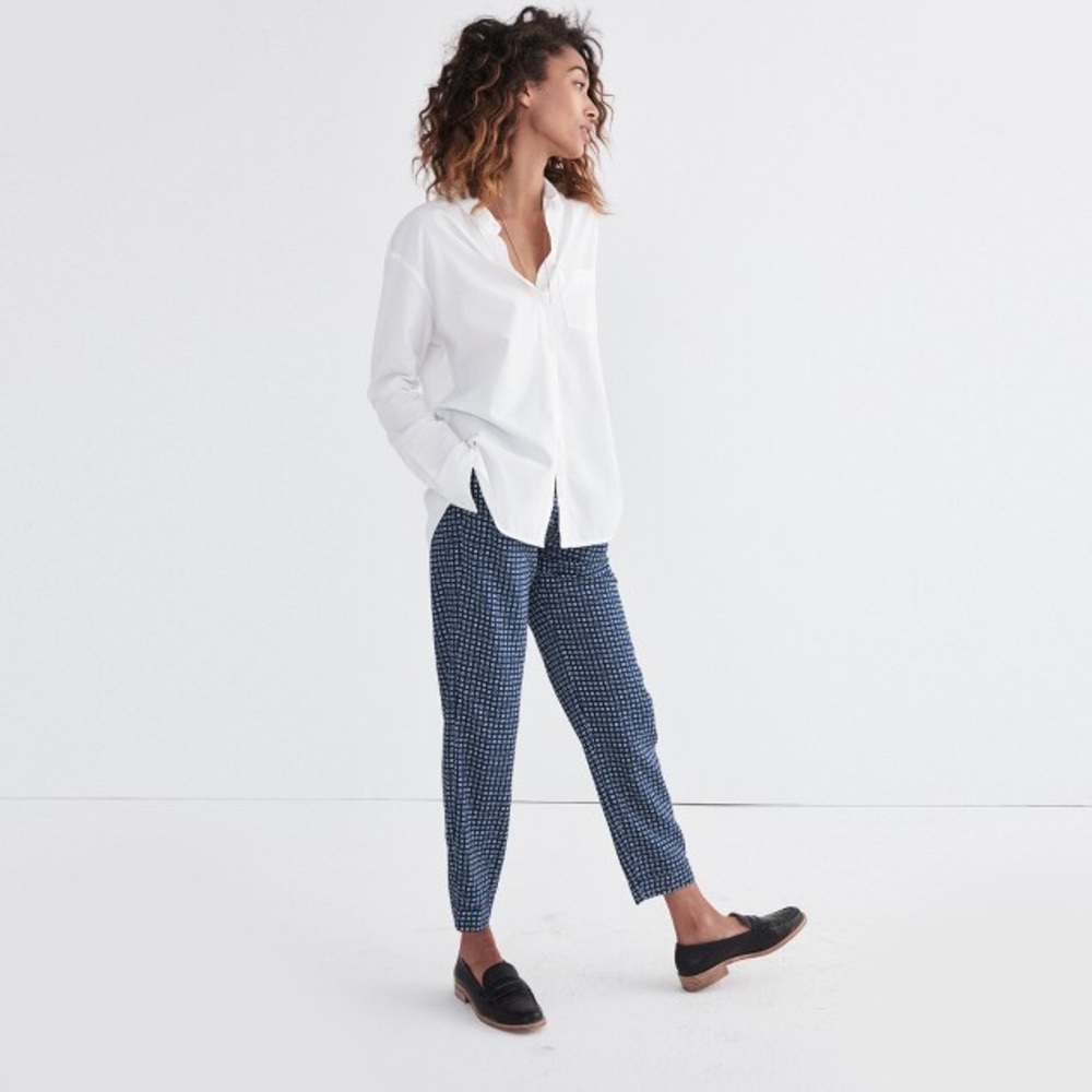 Madewell Track Trousers in Ascot Tile XXS
