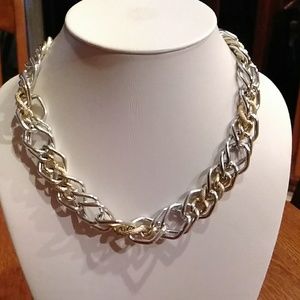 Silver /Gold chain link necklace