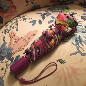 Bright floral umbrella