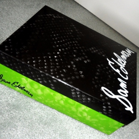 ❌SOLD❌ New! Sam Edelman Blue Leather Sandals - Picture 7 of 8