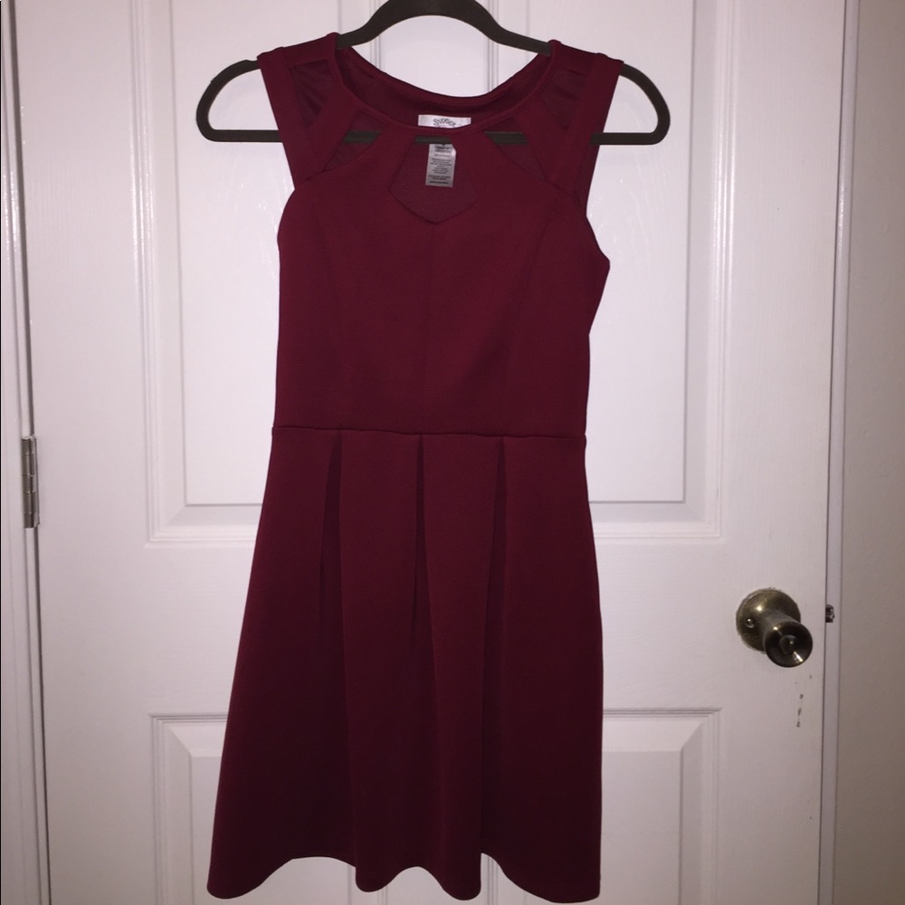 Burgundy Dress