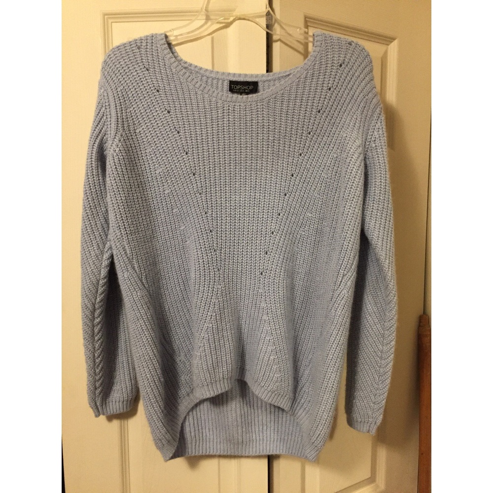 TopShop Baby Blue Knit Sweater