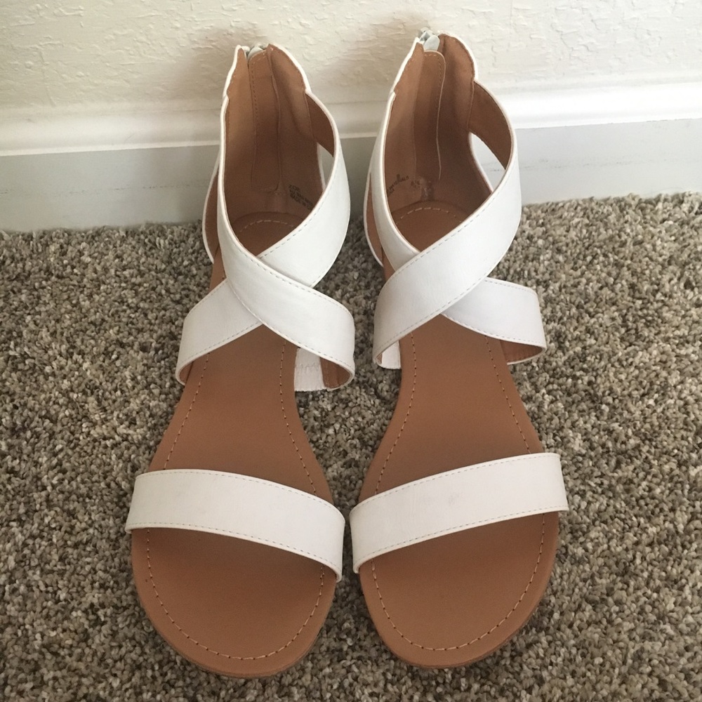 Brand New Strapy White Sandals
