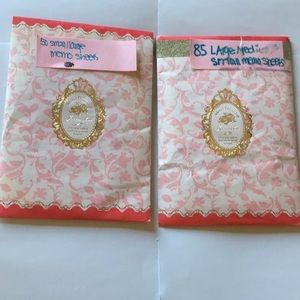 Loose memo sheets