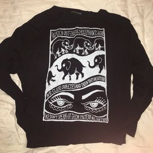 Elephant long sleeve tee