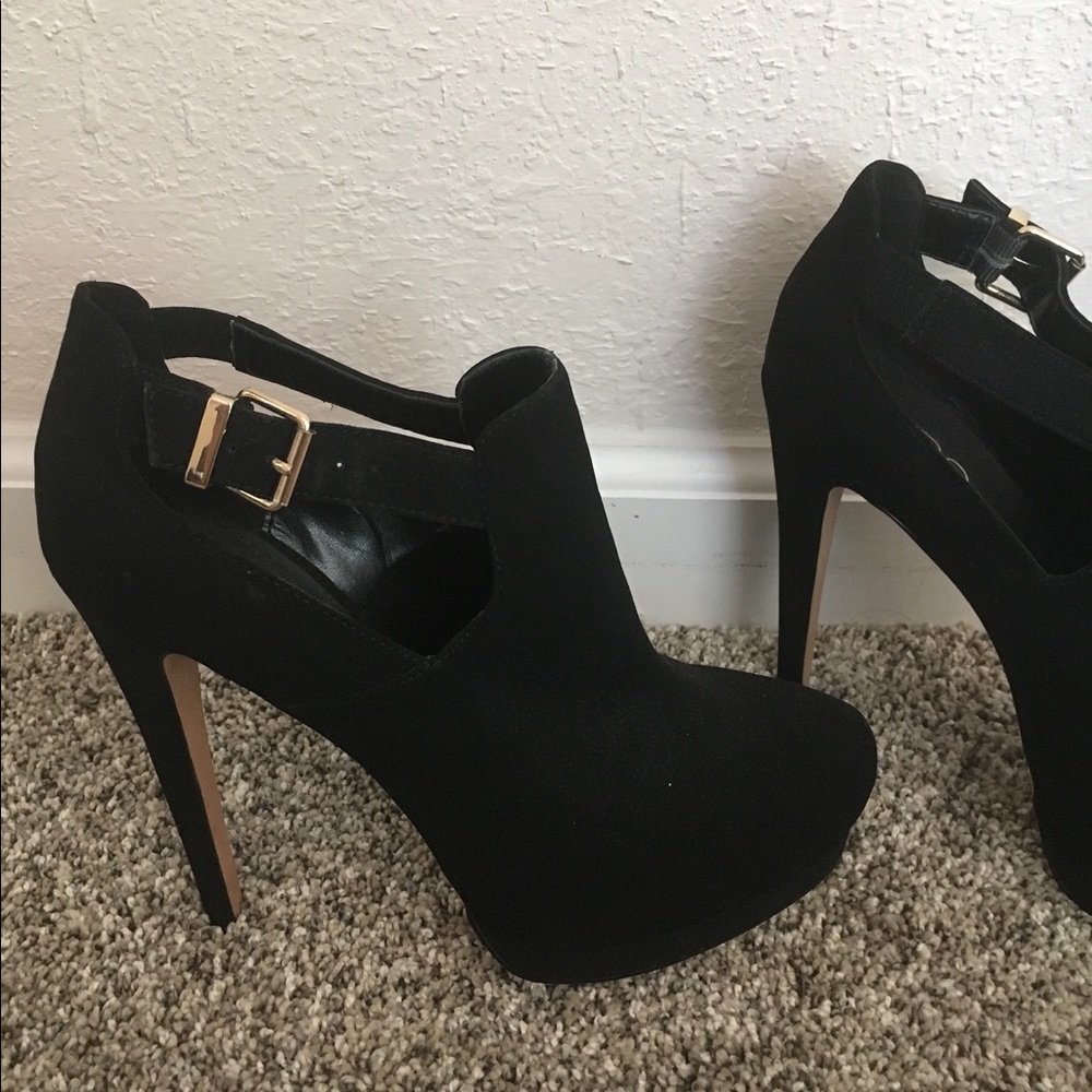 Aldo High Heel Bootie with buckle