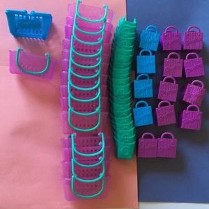 Shopkins bags and baskets