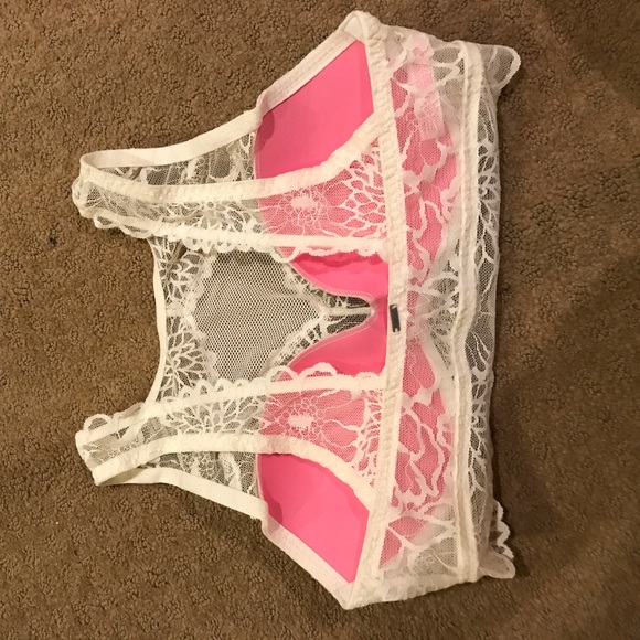 PINK High Neck Bra/Bralette - Picture 2 of 3