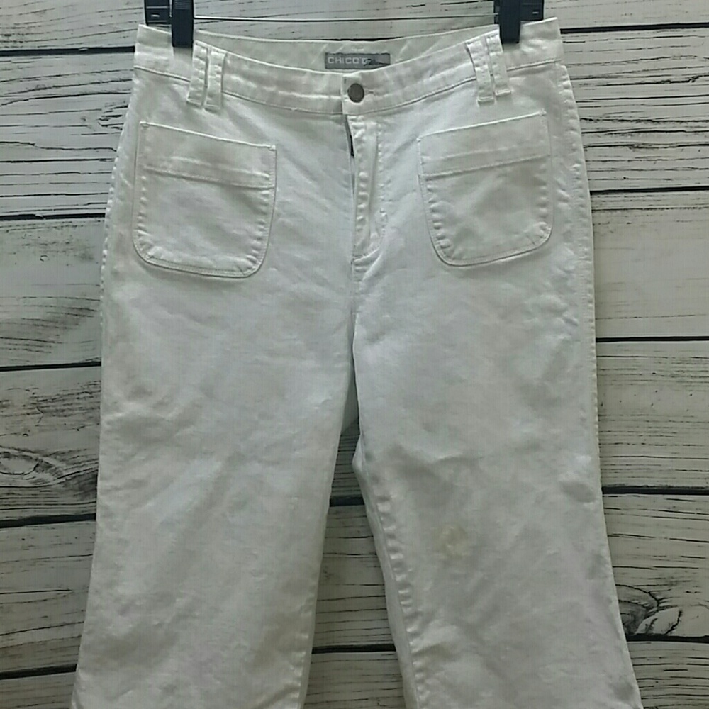 Chico's Platinum Cropped Pants