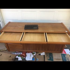 Wood desk