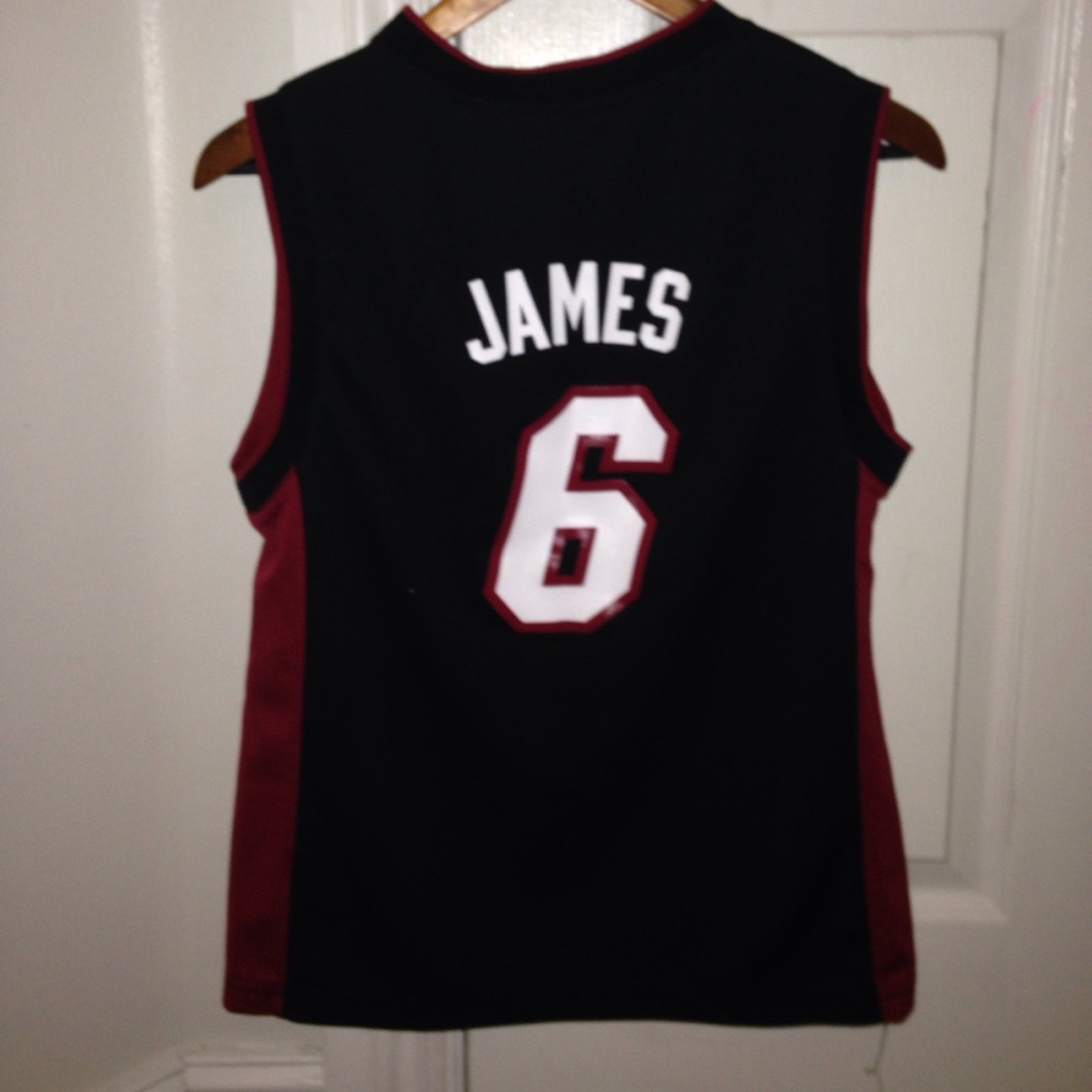 Lebron James Miami Heat Basketball Jersey - Picture 2 of 3