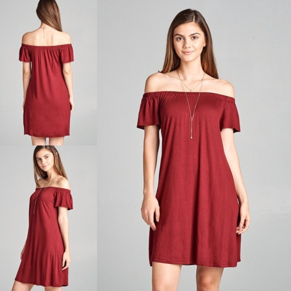 OFF SHOULDER DRESS