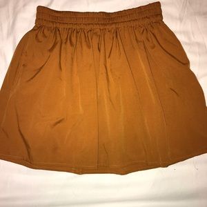 Burnt orange skirt