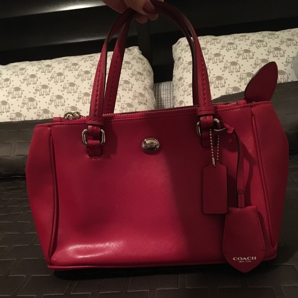 Red Coach Purse