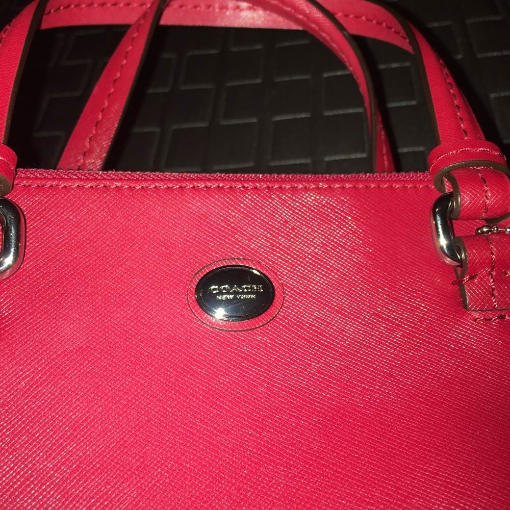 Red Coach Purse - Picture 2 of 5