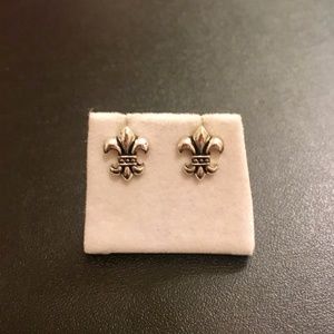 Fleur-de-lis Stud Earrings