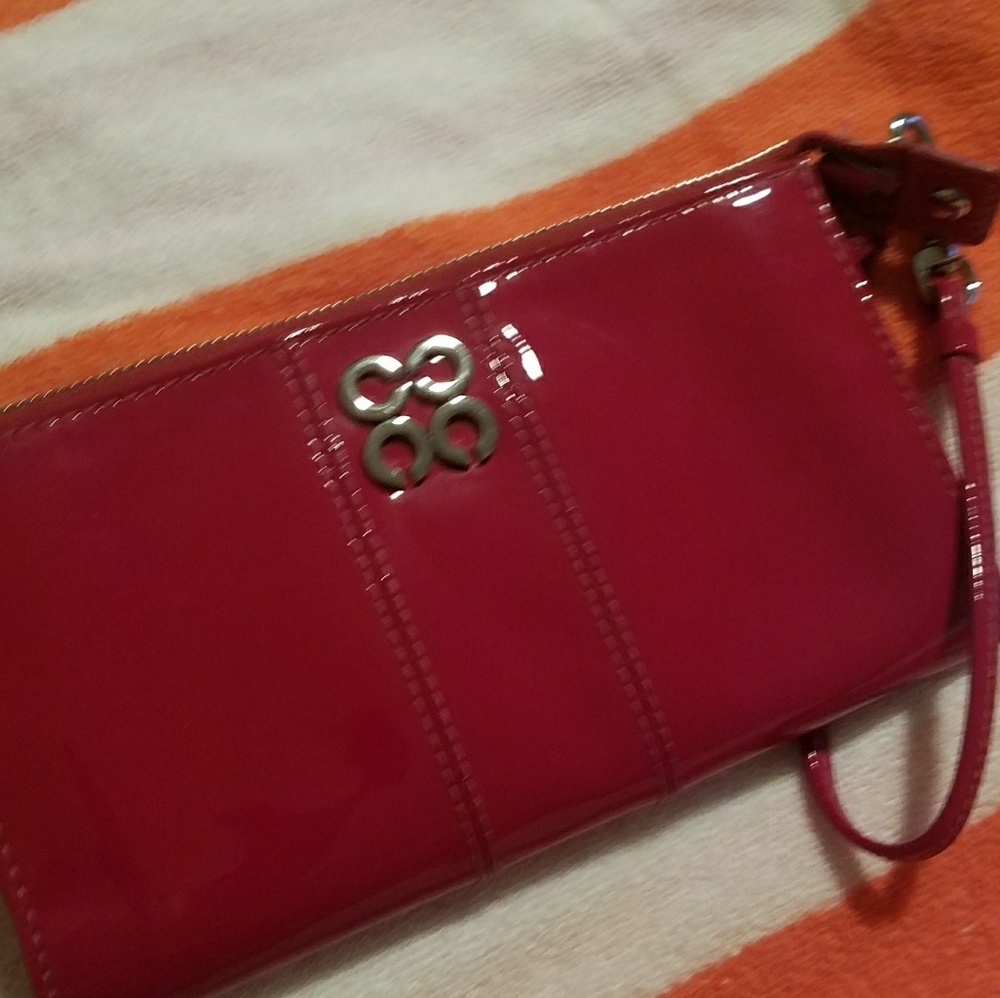 Coach patent leather wallet