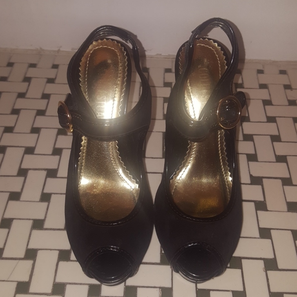 Colin Stuart Peep Toe Stilettos