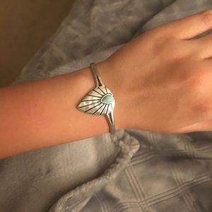 Lucky Brand Opal rustic cuff