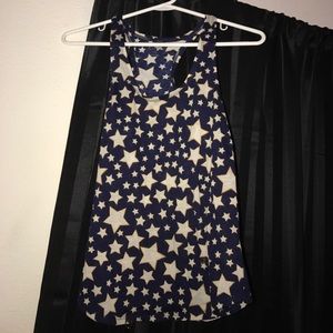 Stared Pattern Tank Top